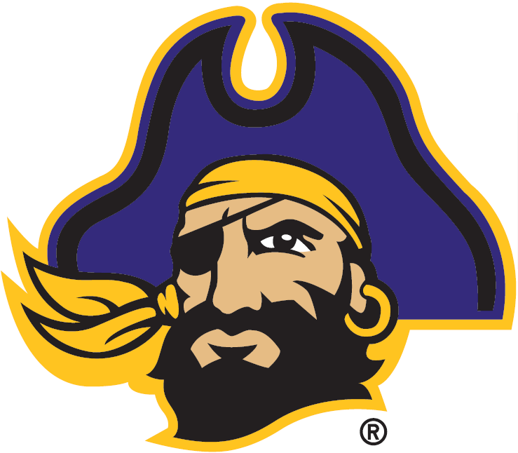 East Carolina Pirates 2014-Pres Secondary Logo 01 vinyl decal